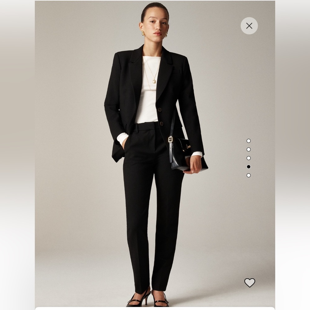 NWT J.Crew | New Cameron pant in four-season stretch | Black | Size 4 - Picture 2 of 15